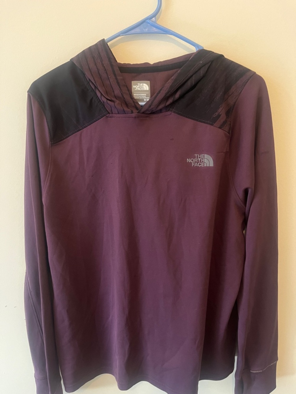 The North Face Plum and Black Athletic Hoodie